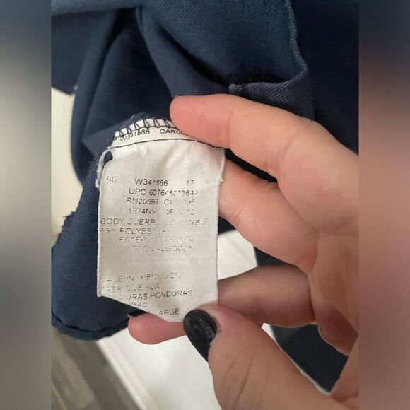 Dickies Men’s Classic Button Up Two Front Pocket Blue Short Sleeve Work Shirt - Picture 8 of 8